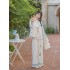 Chinese-style Modified Song Pants Daily Hanfu Set for Women, Autumn and Winter Chinese-style Modified Song Pants Daily Hanfu Set for Women, Autumn and Winter