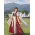 Modernized Hanfu Chest-High Set with Warm Cape Coat for Women – Autumn/Winter Modernized Hanfu Chest-High Set with Warm Cape Coat for Women – Autumn/Winter