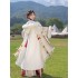 Modernized Hanfu Chest-High Set with Warm Cape Coat for Women – Autumn/Winter Modernized Hanfu Chest-High Set with Warm Cape Coat for Women – Autumn/Winter