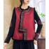 Traditional Chinese Style Women's Vest with Heavy Embroidery – Tang-style Top Traditional Chinese Style Women's Vest with Heavy Embroidery – Tang-style Top