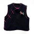 New Chinese-Style Wool Vest with Layered Look, Trendy and Youthful, with Frog Buttons
