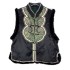 New Chinese-Style Silk Jacquard Embroidered Vest with Mink Fur and Mulberry Silk Patchwork New Chinese-Style Silk Jacquard Embroidered Vest with Mink Fur and Mulberry Silk Patchwork