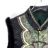 New Chinese-Style Silk Jacquard Embroidered Vest with Mink Fur and Mulberry Silk Patchwork New Chinese-Style Silk Jacquard Embroidered Vest with Mink Fur and Mulberry Silk Patchwork