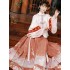 Women's Thickened Winter Hanfu Set (Square-Collar Jacket + Ma-Mian Skirt) Women's Thickened Winter Hanfu Set (Square-Collar Jacket + Ma-Mian Skirt)