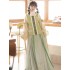 Thickened Ming-style Women’s Hanfu Set with Ma‑mian Skirt and Inner Top Thickened Ming-style Women’s Hanfu Set with Ma‑mian Skirt and Inner Top