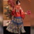 Nanting Garden [Phoenix Seeks a Mate] Han style Women's Ming style Stand up Collar Short Shirt Pipa Sleeve Pony Skirt Autumn and Winter