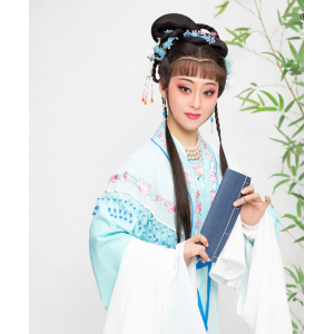 Opera simulation silk women's pure handmade clothing ancient costume stage costumes Hanfu costumes professional new