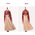 Women's Traditional Elegant Chinese Hanfu Dress with Various Floral Designs for Role-Playing Cosplay