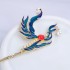 Chinese Antique Style Cloisonne Pearl Hair Stick for Hanfu (Blue)