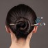 Chinese Antique Style Cloisonne Pearl Hair Stick for Hanfu (Blue)