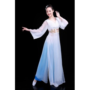 Classical dance costumes female elegant fairy Han and Tang new ethnic dance costumes modern dance costumes for adults