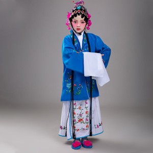 Xiaohe style Beijing accent Beijing rhyme doll love dance performance costumes pretty Huadan children's Peking Opera costumes