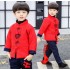 Chinese Style Cotton-Padded Tang Suit for Boys, Winter New Year Outfit