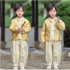 New Style Boys' Hanfu Traditional Costume for New Year Confucianism Performance