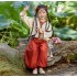 Girls' Spring & Autumn Hanfu Set - Traditional Chinese Performance Outfit