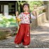 Girls' Spring & Autumn Hanfu Set - Traditional Chinese Performance Outfit