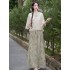 Hanfu-Inspired Summer Women's Two-Piece Set | New Chinese Style Daily Workwear Outfit