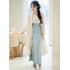 Song Dynasty Style Lightweight Tencel Jacquard Skirt Hanfu for Women Summer Edition