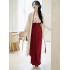 Song Dynasty Style Lightweight Tencel Jacquard Skirt Hanfu for Women Summer Edition