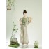 New Chinese-style Lantern Pants, Tang Suit Top, and Strap Sleeveless Fresh Daily Set for Summer