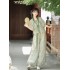 New Chinese-style Lantern Pants, Tang Suit Top, and Strap Sleeveless Fresh Daily Set for Summer