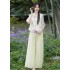 New Chinese Style Embroidered Round Neck Two-Piece Set Women's Tang Suit Summer Modified Hanfu