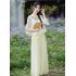 New Chinese Style Embroidered Round Neck Two-Piece Set Women's Tang Suit Summer Modified Hanfu