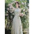 Stunning Green Daily Qipao Dress Set, Exquisite and Dreamy, Perfect for Summer