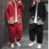 Men's Chinese Style Dragon Embroidery Tang Suit Set – Cotton Linen Zhongshan Performance Outfit