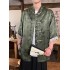 Summer Ice Silk Men's Tang Suit Plus Size Floral Hanfu Shirt