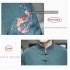 Men's Chinese Style Linen Embroidered Short Sleeve Shirt