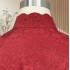 High-End Mulberry Silk Handmade One-Piece Qipao with Full Front Opening