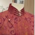 High-End Handmade Full-Opening One-Piece Qipao in Genuine Silk Xiangyunsha