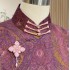 Silk Xiangyunsha Sleeveless Full-Open Handmade Qipao