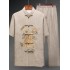 Men’s Summer Lightweight Breathable Linen Short-Sleeve Tang Suit Two-Piece Set