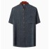 Men’s Xiangyun Silk Shirt – Summer Short Sleeve Mulberry Silk Chinese Style Top