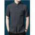 Men’s Xiangyun Silk Shirt – Summer Short Sleeve Mulberry Silk Chinese Style Top