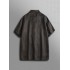 Men’s Summer Xiangyun Silk Jacquard Short Sleeve Shirt – Chinese Style Tang Suit Top