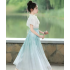 Girls’ Summer Chinese-Style Mamian Skirt Set Girls’ Summer Chinese-Style Mamian Skirt Set