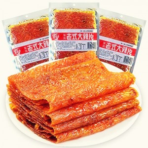 3pcs Childhood Old-fashioned Big Spicy Slices Chinese Specialty Snack Foods 
