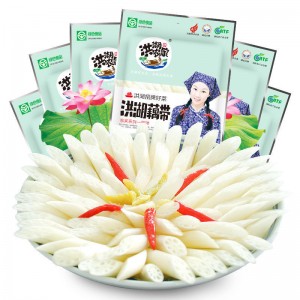 Soaked Lotus Root Strips Hot and Sour Lotus Root Strips Lotus Root Under Food 400gX2 Bags