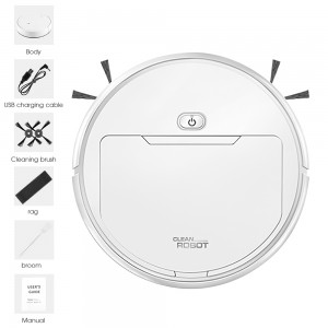 Smart Multifunctional Electric Sweeper Household Wireless UV Disinfection Robot Vacuum Cleaner 