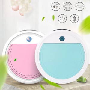 Robot Vacuum Cleaner, Strong Suction Automatic Bot Pet Hair Allergies Friendly Robotic Home Cleaning