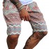 Men's Ethnic Printed Shorts Fashion Personality Color Blocking Streetwear