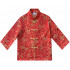 Boy's Chinese Style Red Tang Jacket 2-3 Years Old Spring Festival Costume Dress (XXS (Height 80-90cm))