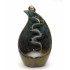  Ceramic Backflow Incense Holder, Waterfall Style Burner, Creative Decoration with 50 Cones