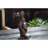 Backflow Incense Tower Burner Ceramic Mermaid Incense Holder Handicraft Gift Ideal for Yoga Room, Home Decoration with 10 Free Cones