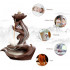 Backflow Incense Burner， Waterfall Incense Burner, Incense Holder, Incense Burner Ceramic ， with 100Reflux Incense Cones 30 Incense Sticks, Aromatherapy Ornament, Set
