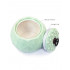 Lotus Shaped Glazed Celadon Handcrafted Porcelain Tea Storage/Tea Caddy/Tea Canister