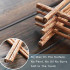 10 Pairs of Natural and Healthy Wood Chopsticks, Chinese Classical Style (9.8 Inches)